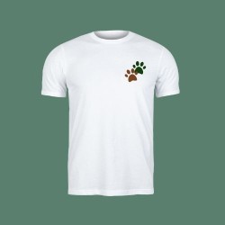 Camiseta huellas