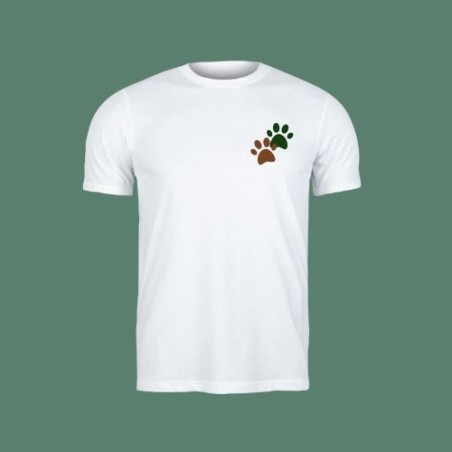 Camiseta huellas