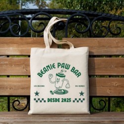 Tote Bag Beanie Paw Bar