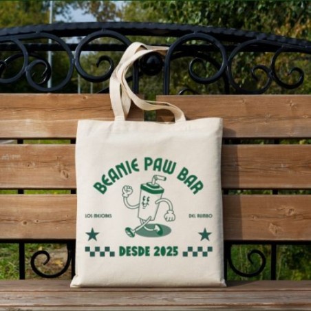 Tote Bag Beanie Paw Bar